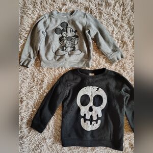 Circo Black and Gray Graphic Sweatshirts